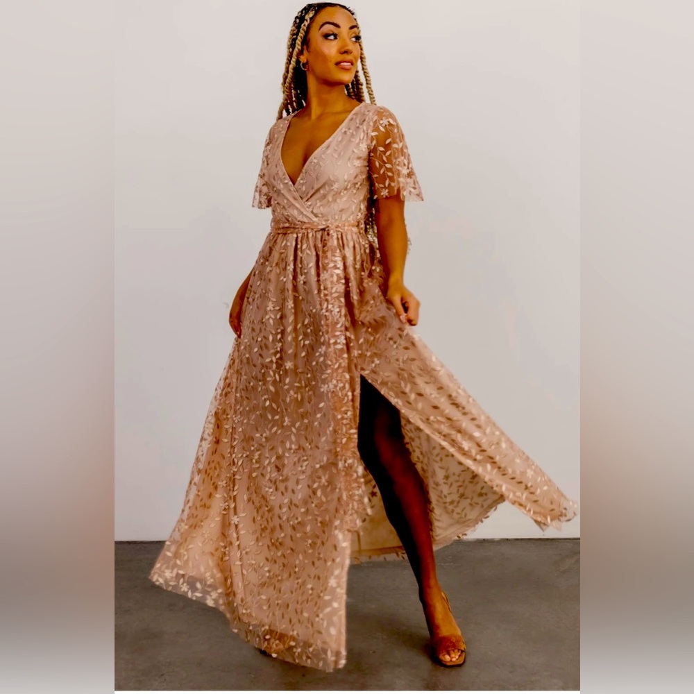 Marseille Embossed Maxi Dress